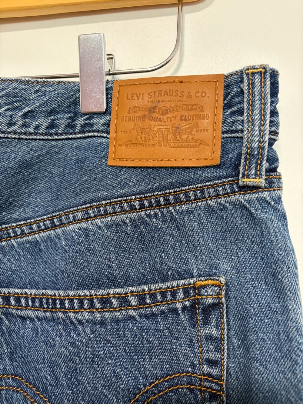 LEVI’S Ribcage Straight Ankle Jeans Women’s Size 31 - Picture 6 of 8